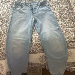 MOTHER Women's Light Blue Ankle Jeans